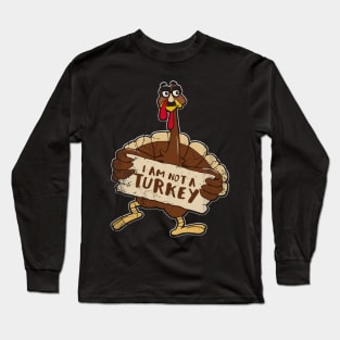 Thanksgiving Funny Turkey Disguise Long Sleeve T-Shirt